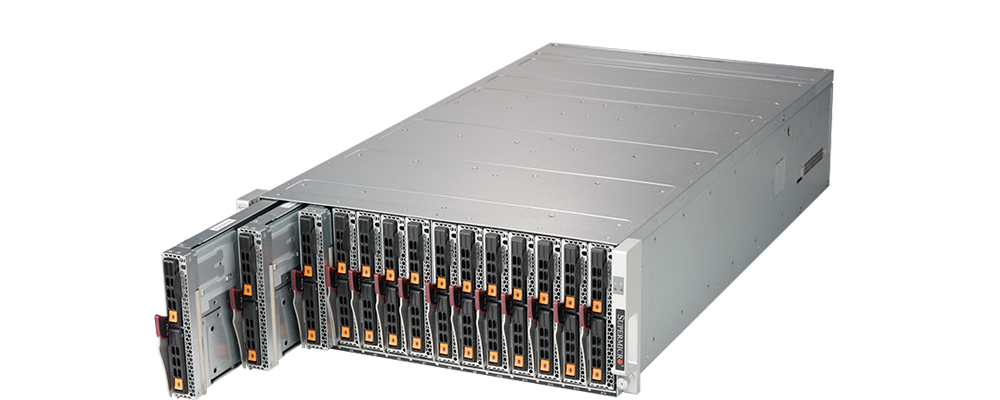 Supermicro 4U_SuperBlade Suppert 14x2-Socket Blade Servers
