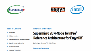 Thumbnail: Supermicro/EsgynDB Reference Architecture White Paper