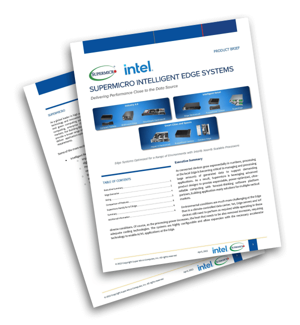 Product Brief: Edge Building Blocks