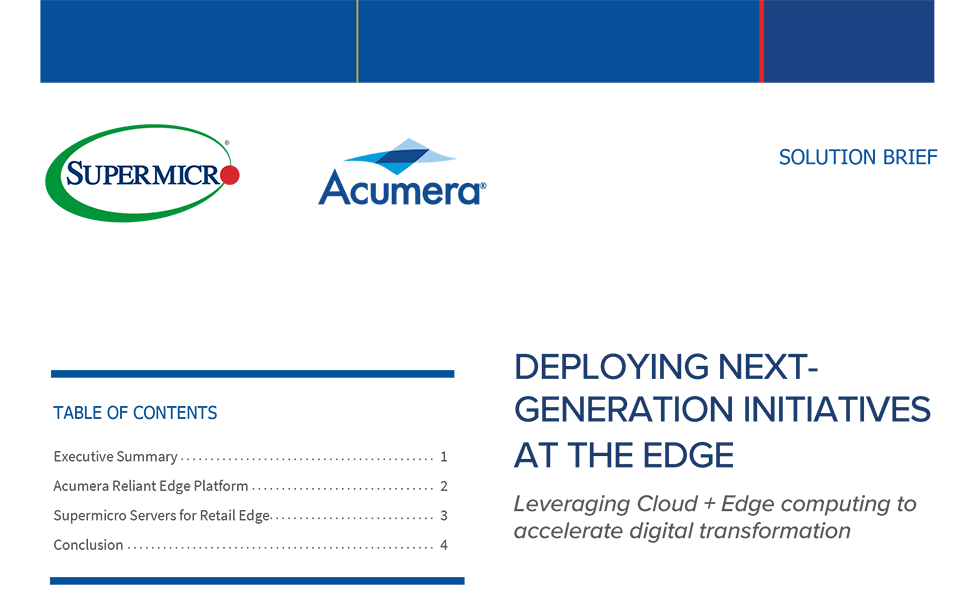 Thumbnail – Solution Brief: Deploying Next Generation Initiatives at the Edge