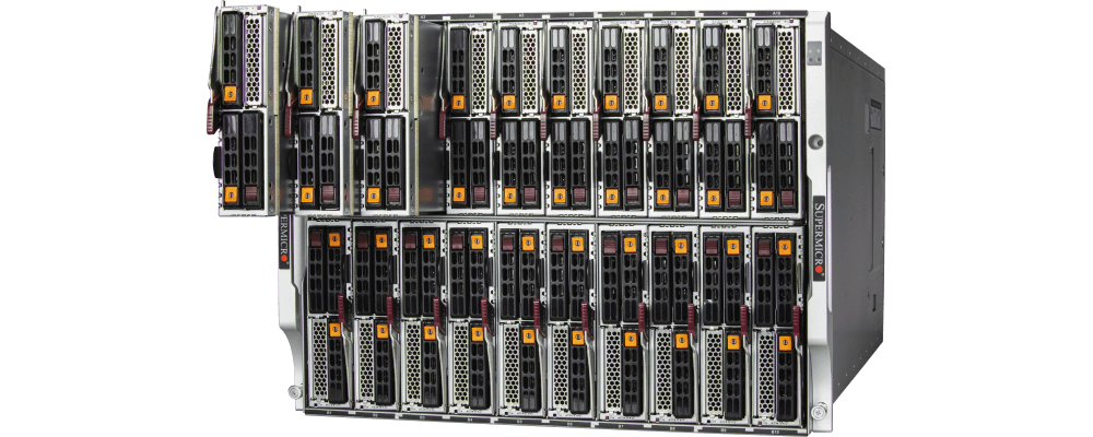Supermicro 8U SuperBlade mit höchster Dichte