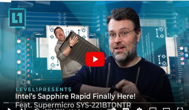Thumbnail: Product Review – Intel's Sapphire Rapids Finally Here! Feat. Supermicro SYS-221BT-DNTR