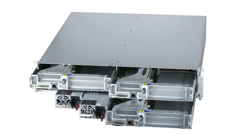 Multi-node, shallow depth server for 5G and Edge deployments