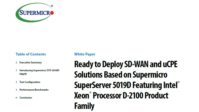 Thumbnail: uCPE SD-WAN White Paper