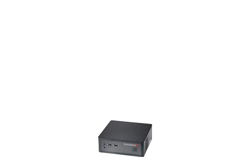 Supermicro Schlankes und platzsparendes Mini-ITX Box-Gehäuse