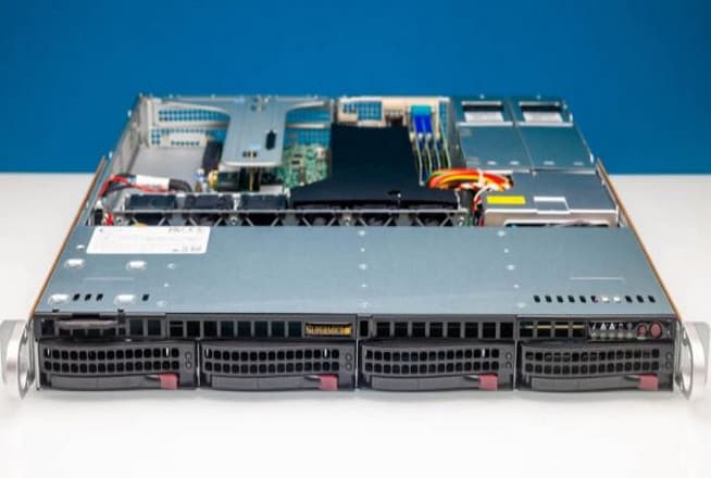 Thumbnail: Product Review – Supermicro SYS-511R-M Intel Xeon E-2488 1U Server Review