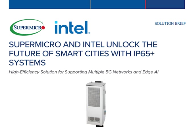 Thumbnail: Solution Brief – Supermicro And Intel Unlock The Future Of Smart Cities With IP65+ Systems 