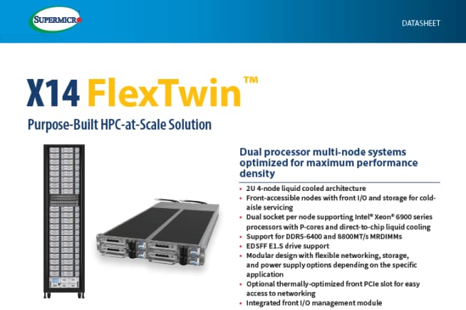 X14 FlexTwin Datasheet