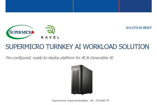 Thumbnail: Solution Brief – Supermicro Turnkey AI Workload Solution