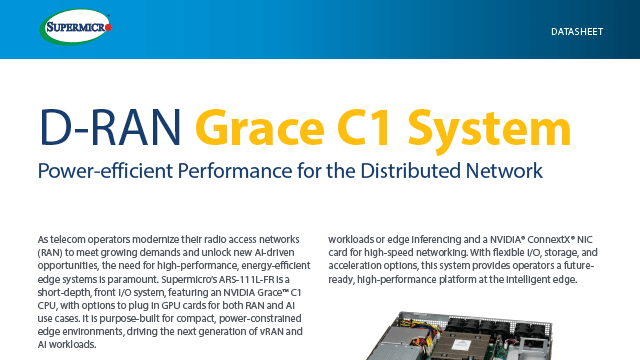 Thumbnail: D-RAN Grace C1 Datasheet