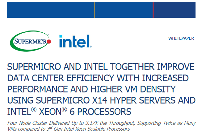 Thumbnail: X14 Intel® Xeon® 6 Virtualization White Paper