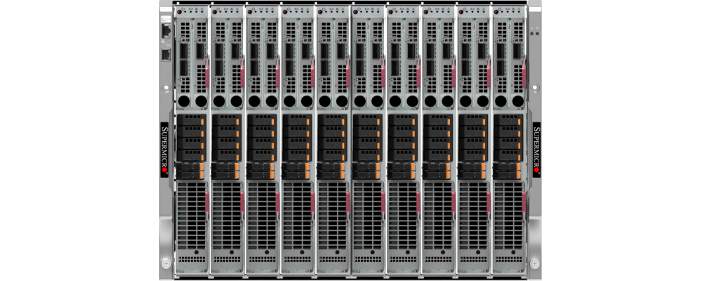 Supermicro 最高密度 8U10N SuperBlade