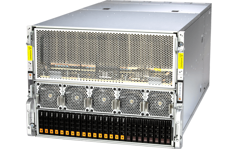 Supermicro 8U 8-GPUシステム (H13)