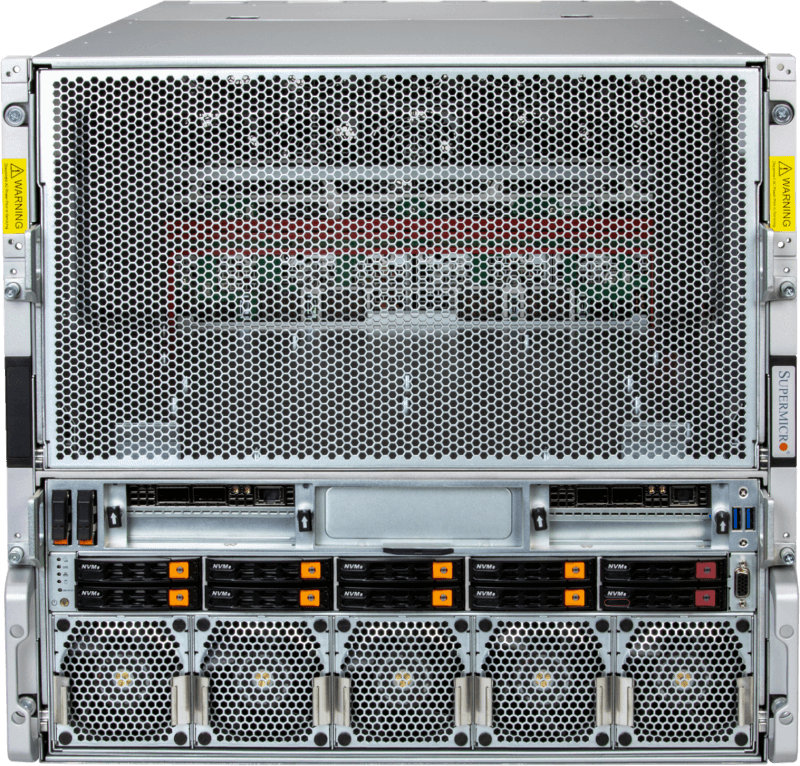 Supermicro 10U Air-cooled System with AMD Instinct™ MI355X 8-GPU