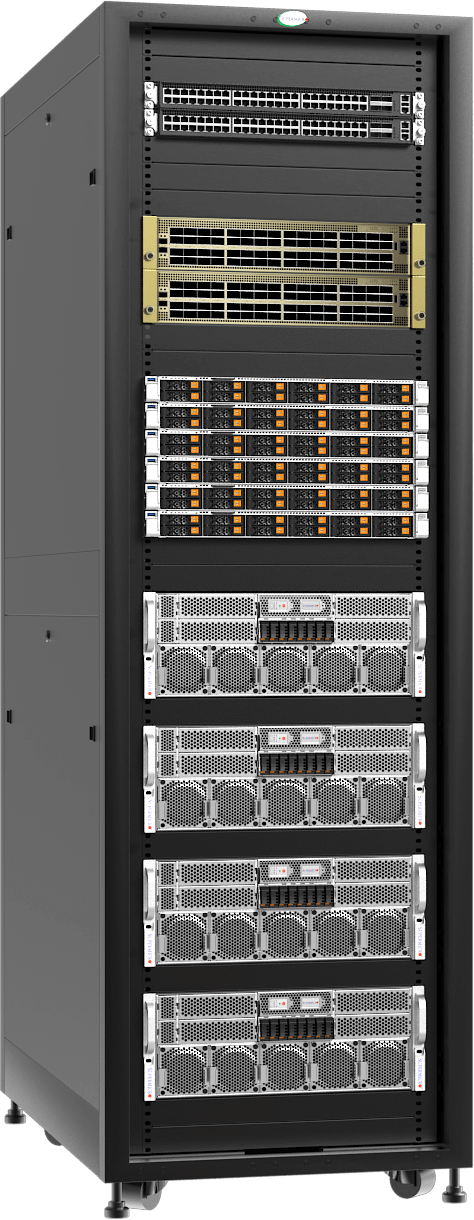 配备液冷 AMD Instinct GPU 服务器的Supermicro 机架