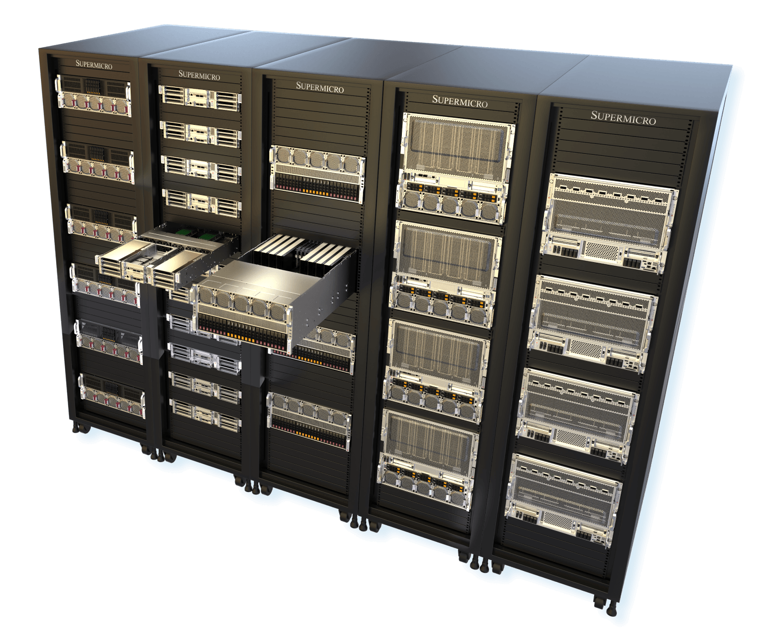 Photo de la solution rack Supermicro