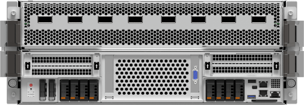 Supermicro 4U flüssigkeitsgekühltes Front I/O System für NVIDIA HGX B400 8-GPU