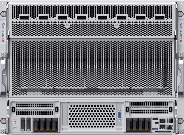 Supermicro 8U luftgekühltes Front I/O System für NVIDIA HGX B300 8-GPU