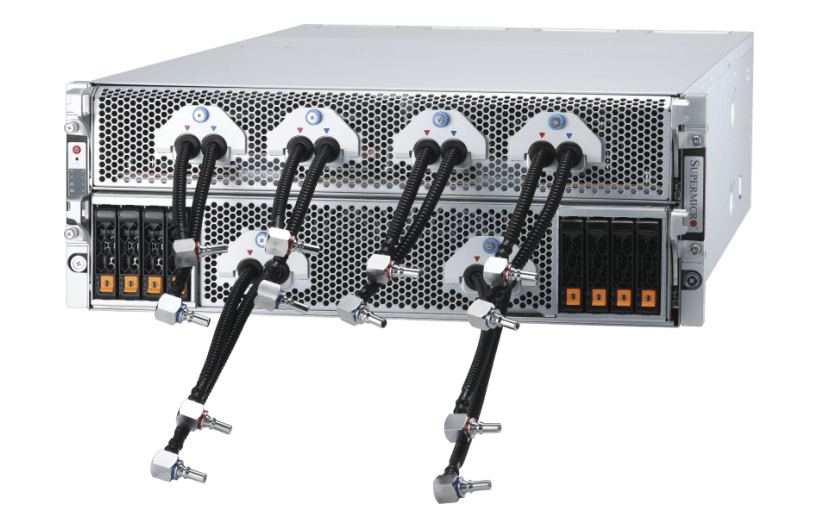 4U Liquid-Cooled NVIDIA HGX H100/H200 8-GPU System