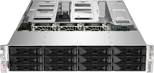 Supermicro 2U CloudDC system supporting NVIDIA L40S GPU