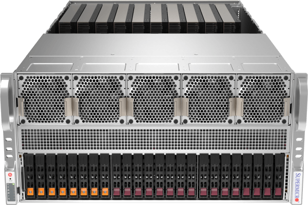 Supermicro 4U/5U GPU system supporting NVIDIA L40S GPU