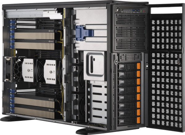 Supermicro Workstation supporting NVIDIA L40S GPU
