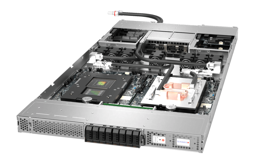 2U NVIDIA MGX System with Intel- or ARM-based Processor