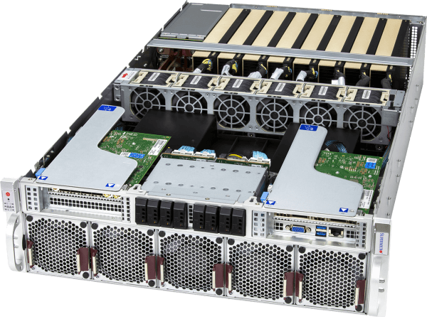 Supermicro 3Uエッジ最適化10GPUシステム