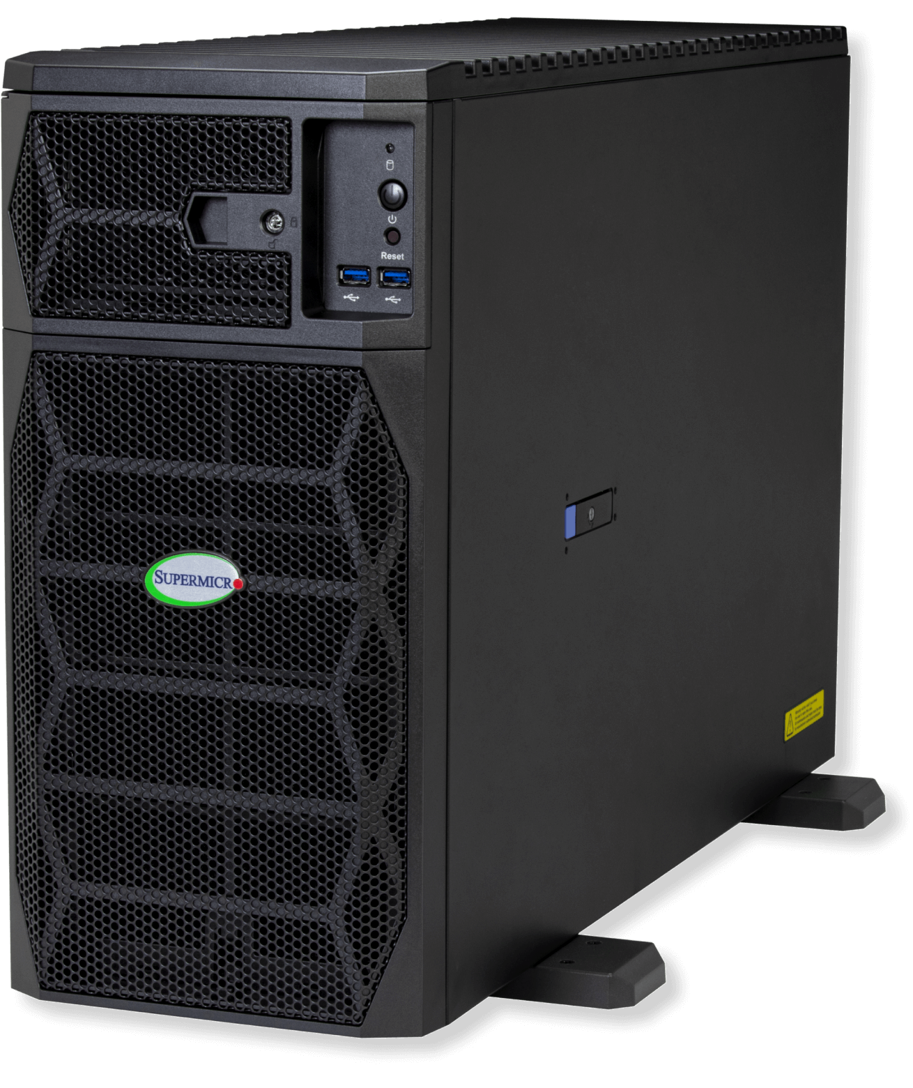 Supermicro Super AI Station ARS-511GD-NB-LCC, angled view