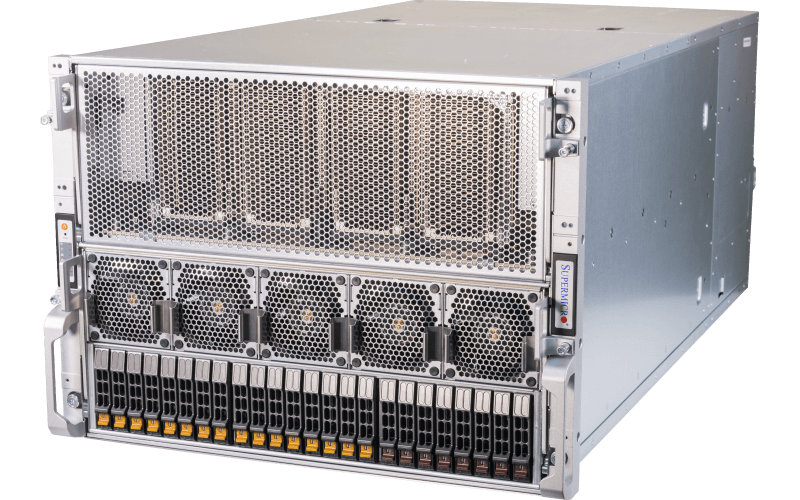 Supermicro 8U GPU (NVIDIA HGX H100 GPU) system