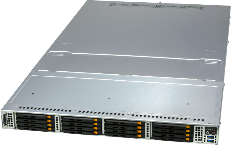 Supermicro 適用於 IBM Storage Scale ECE 解決方案的 1U Petascale E3.S 儲存伺服器