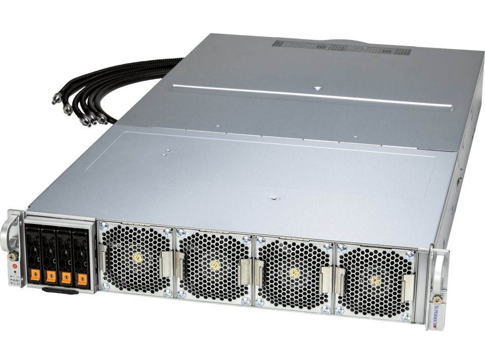 Supermicro Liquid-Cooled 2U 4-GPU System