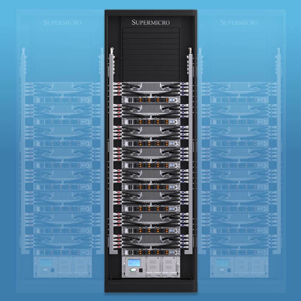 NVIDIA HGX™ B200搭載Supermicro 液冷GPU最適化AI/LLMラック