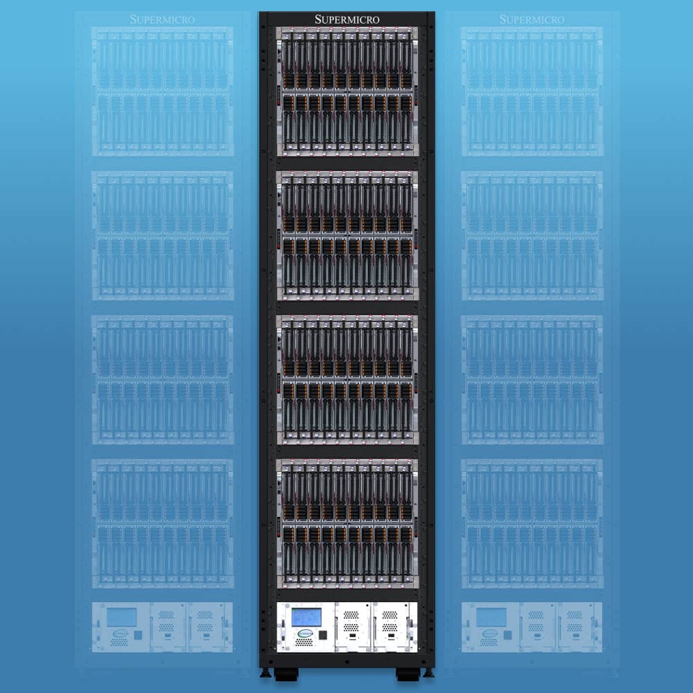 Supermicro 液冷SuperBlade®高密度HPCラック