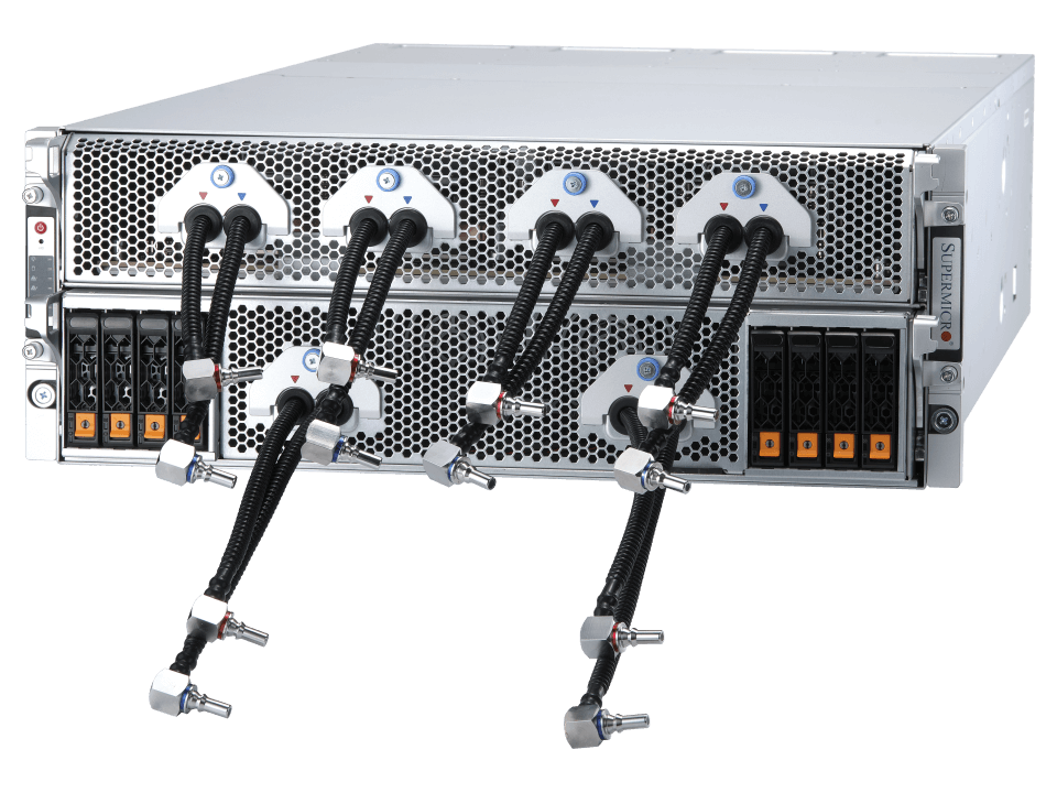 Supermicro Liquid-Cooled 4U 8-GPU System