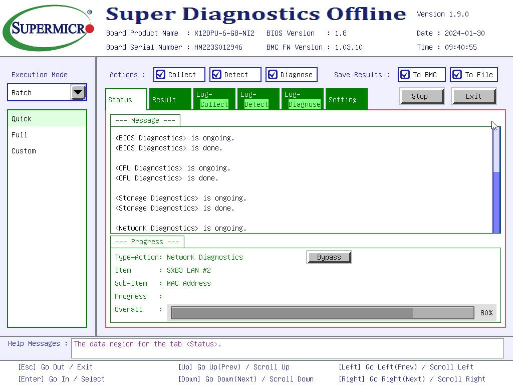 Super Diagnostics Offline Screenshot