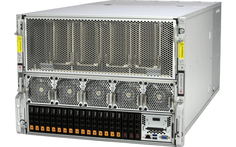 Supermicro 8U NVIDIA HGX™ H100/H200 8GPU 服务器，搭载第五代英特尔®处理器Xeon® 处理器Red Hat OpenShift 解决方案
