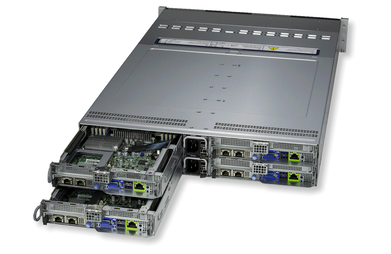 Supermicro X13 2U BigTwin システム SYS-221BT-HNTR