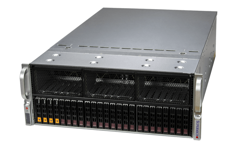 Supermicro A+ 4U 10-GPU system with AMD EPYC™ 9004 Series Processors