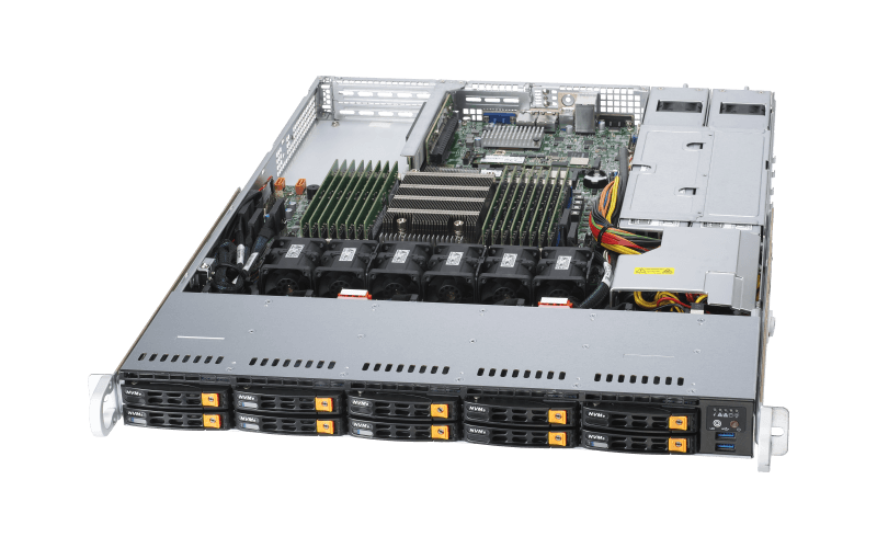 Supermicro A+ 1U WIO system with AMD EPYC™ 7003 Series Processor