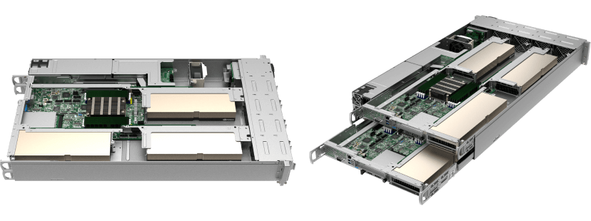 2U 2ノードGPU