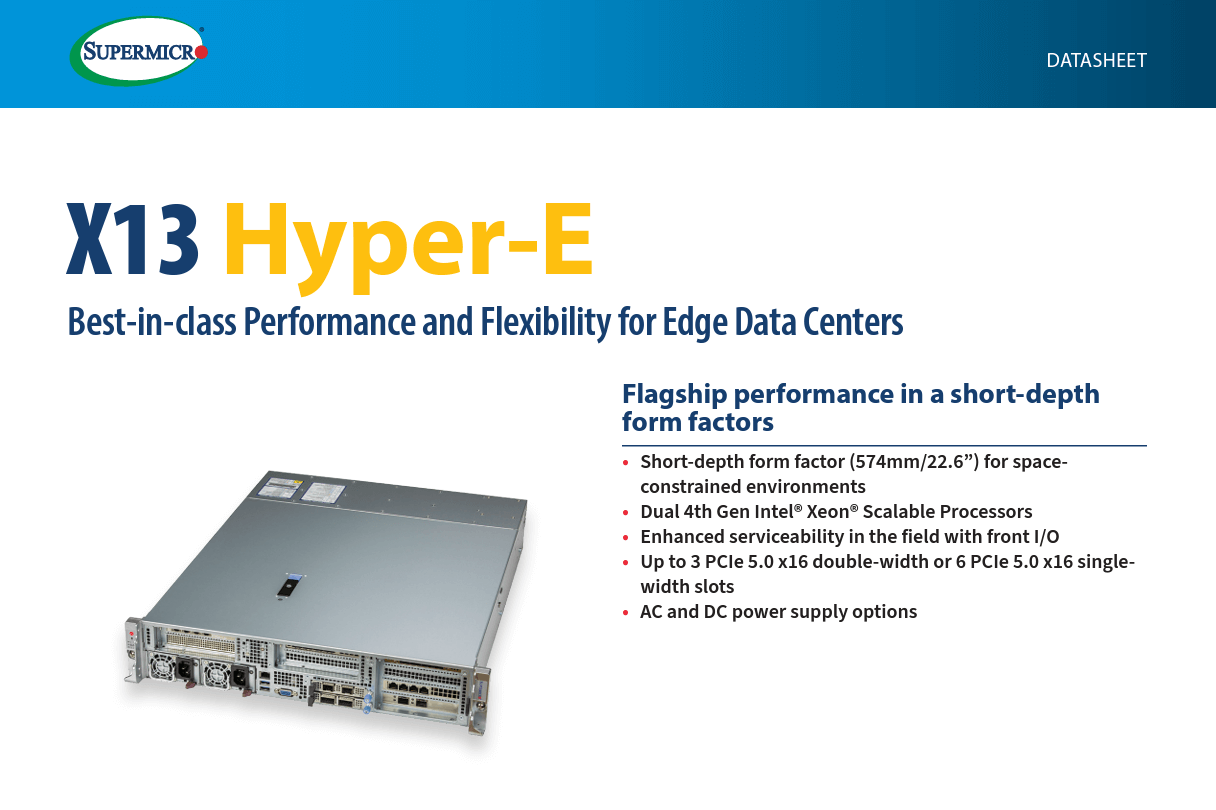 Thumbnail: Datasheet – X13 Hyper-E Datasheet