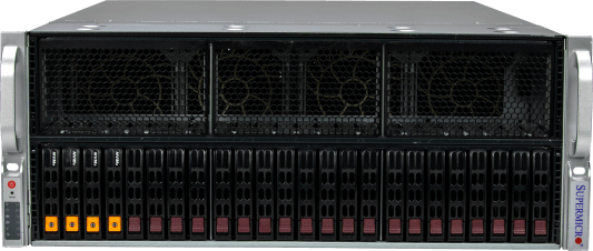 Medium Workload size: 4U/5U 8-10 GPU PCIe