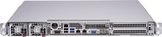 Medium workload size: Short-depth Multi-GPU Edge Server