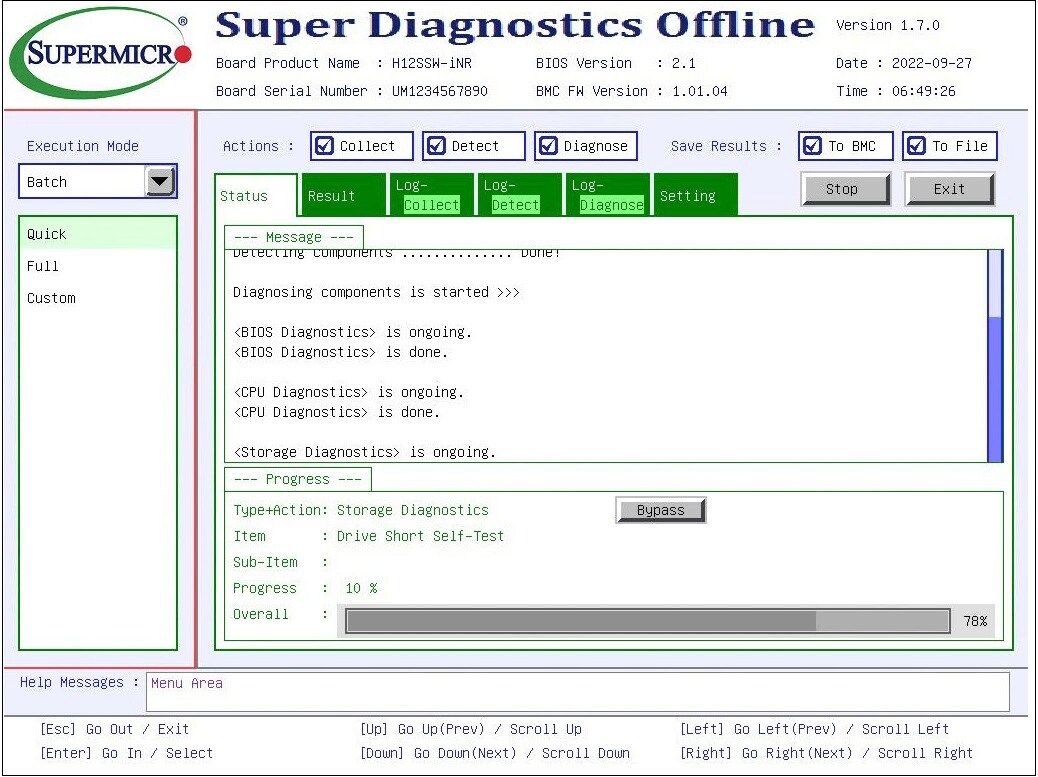Super Diagnostics Offline Screenshot