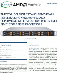 World's First TPCx-HCI Benchmark document