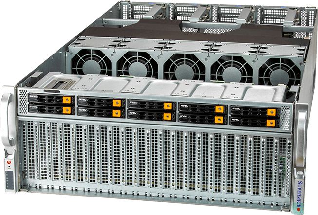 Supermicro 4U Universal GPU System with Dual AMD EPYC™ 7003 series processors